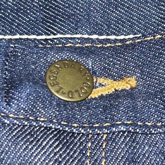 Men’s Legendary Gold VF Jeanswear Size 35x30 Blue Denim 5 Pocket Jeans Made USA - Picture 6 of 10